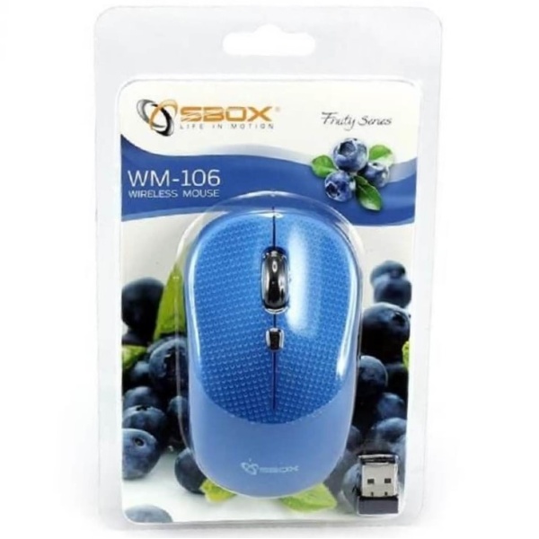 Sbox Mouse Wireless Albastru WM-106 45506598